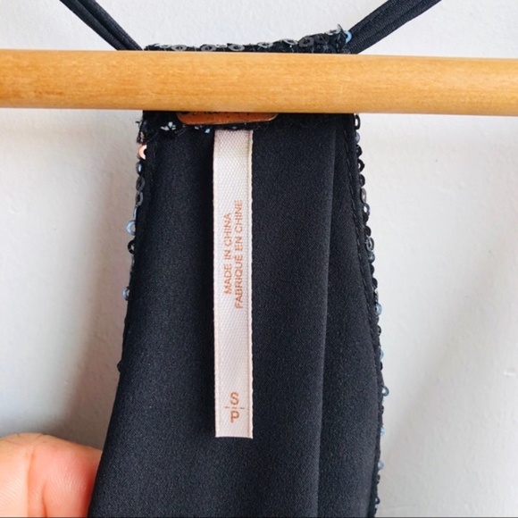 FREE PEOPLE Tangier Floral Mini Sequin Dre… - Picture 6 of 6